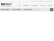 Tablet Screenshot of notrax.com